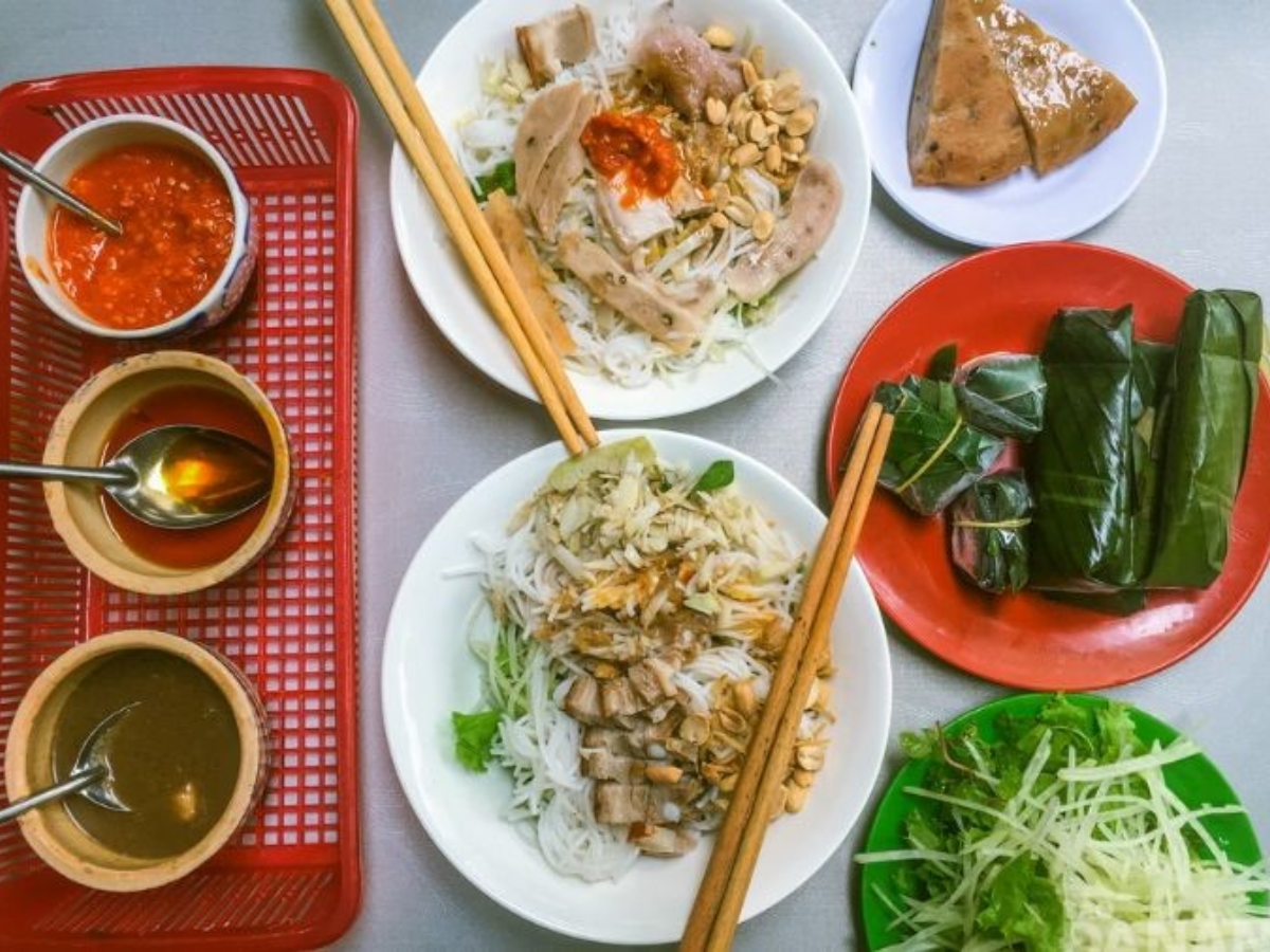Bún mắm Vân nổi tiếng Đà Nẵng.