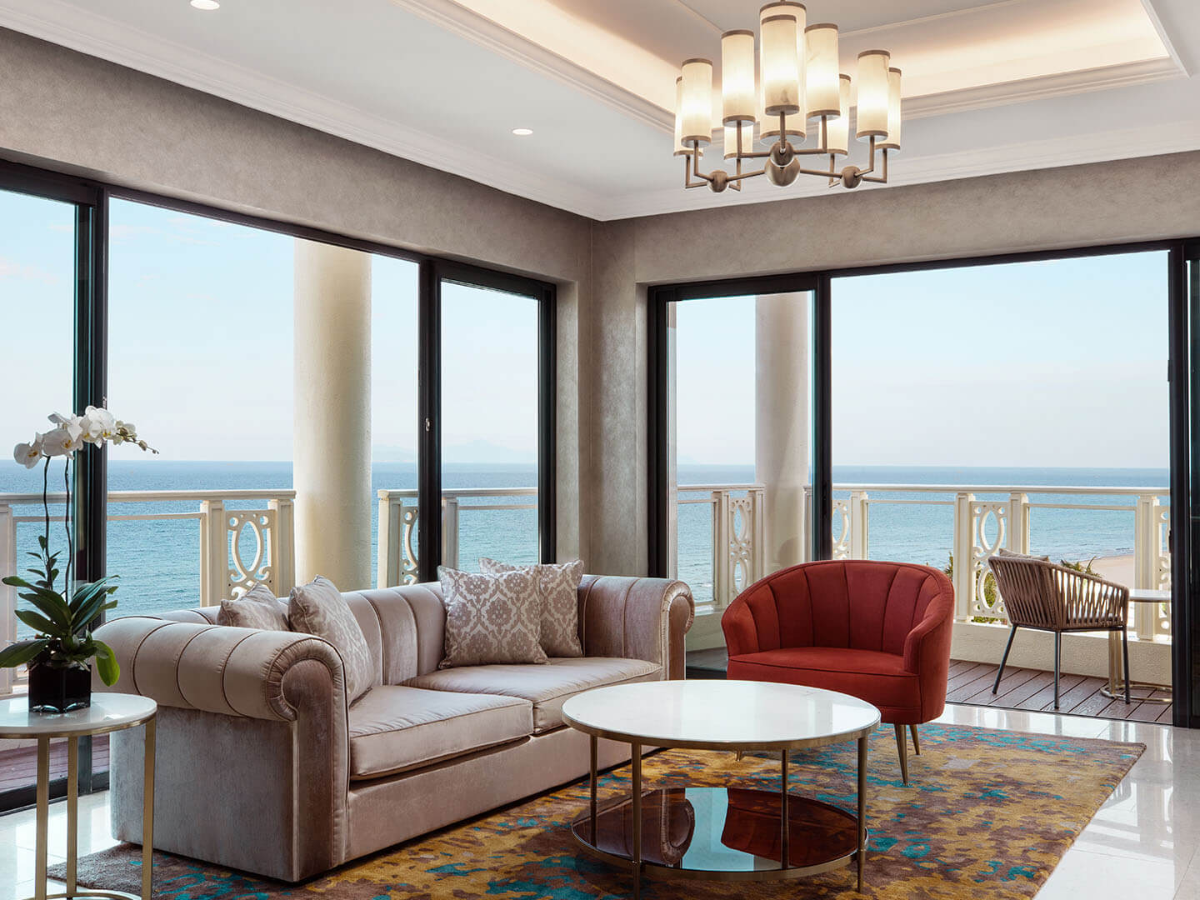 Nội thất sang trọng tại Presidential Suite. 