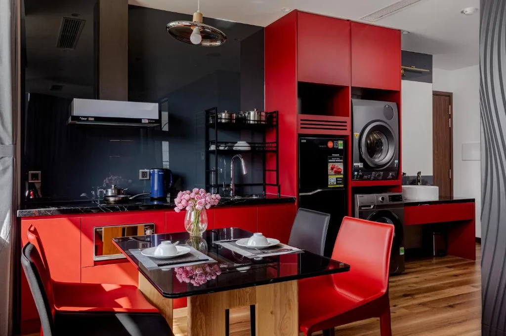 Taiyo Hotel & Apartment gây ấn tượng với mô hình căn hộ hiện đại.