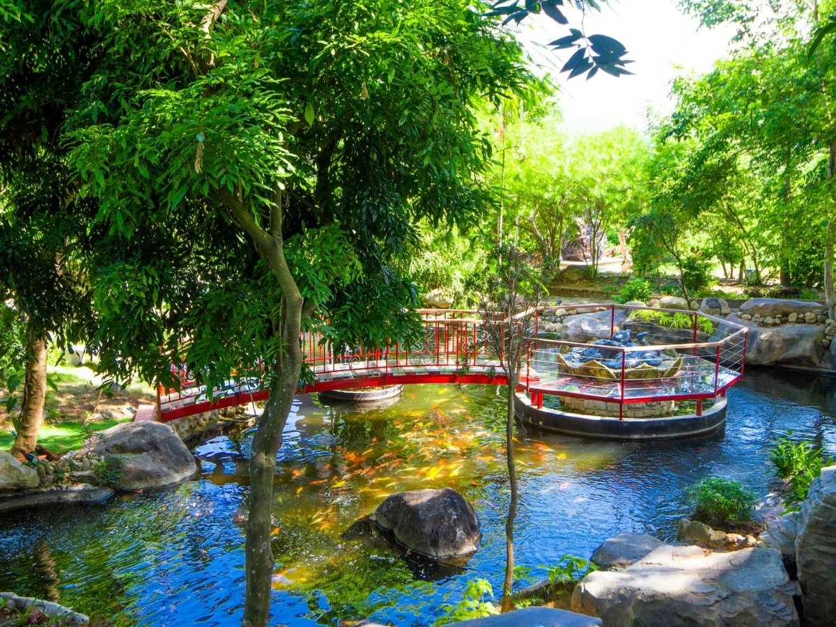 Thiên nhiên đã ưu ái ban cho Suối Lương một không gian nguyên sơ, yên ả.
