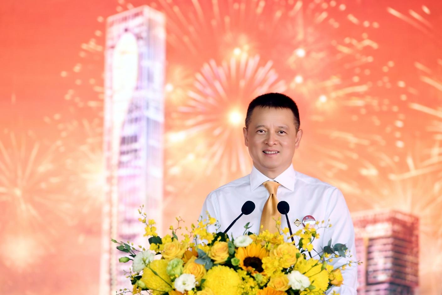 Ông Đặng Minh Trường - Chủ tịch HĐQT Tập đoàn Sun Group phát biểu tại sự kiện.