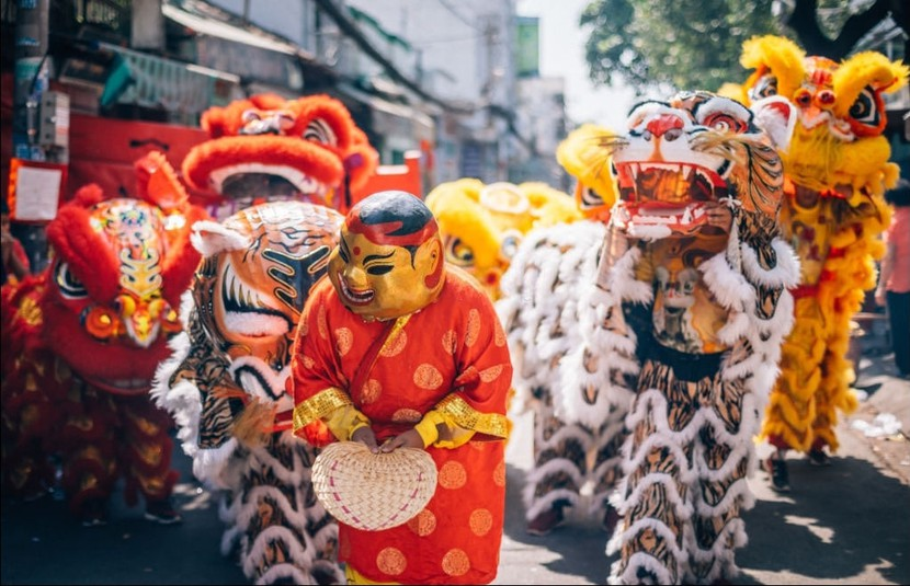 Múa Lân Sư Rồng mang ý nghĩa tâm linh sâu sắc trong văn hoá Việt