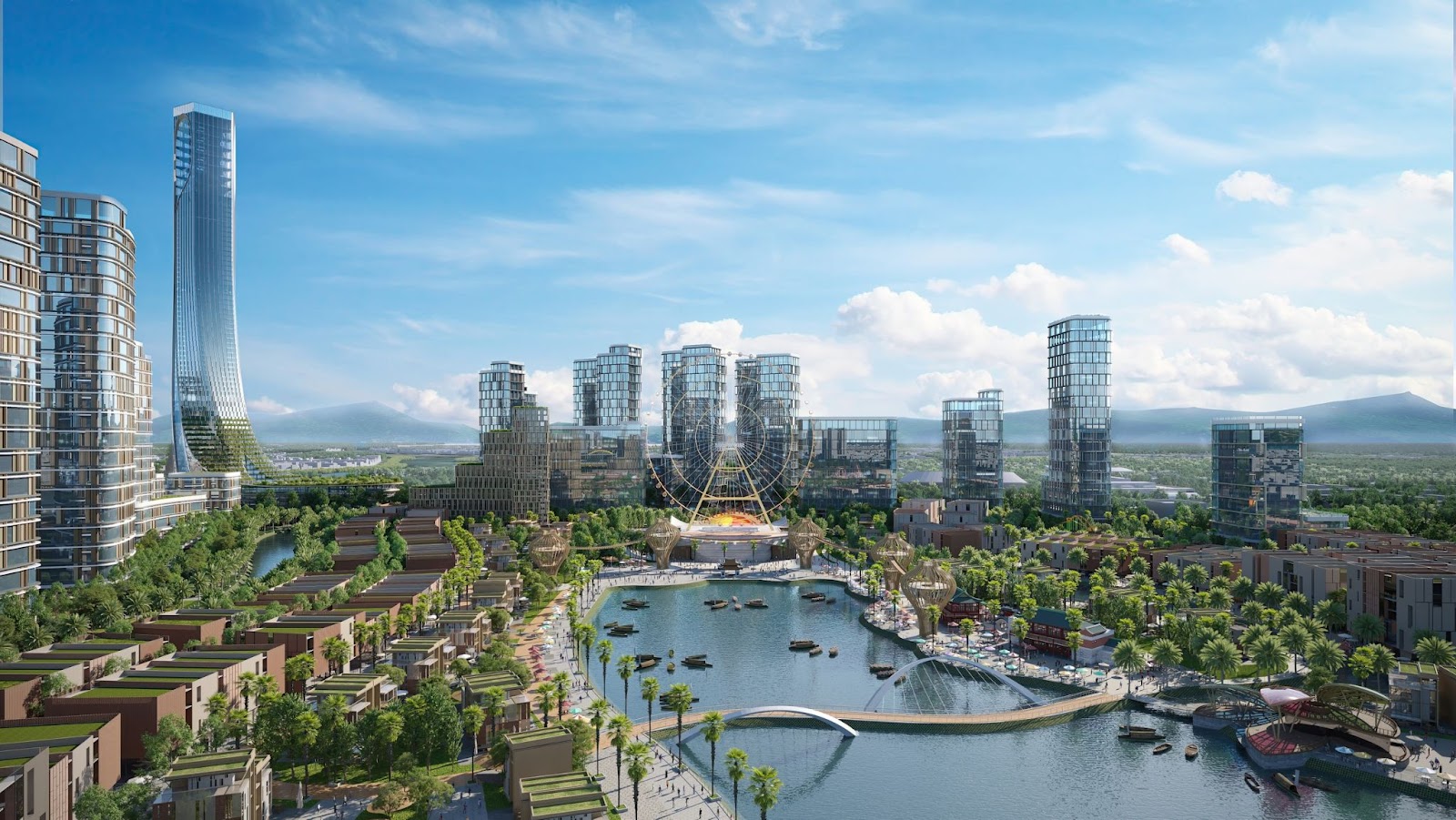 Phối cảnh minh họa “siêu” quần thể Da Nang Downtown. 