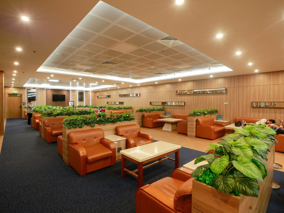 Phòng chờ hạng thương gia với thiết kế sang trọng tại sân bay Đà Nẵng Phòng chờ hạng thương gia với thiết kế sang trọng tại sân bay Đà Nẵng