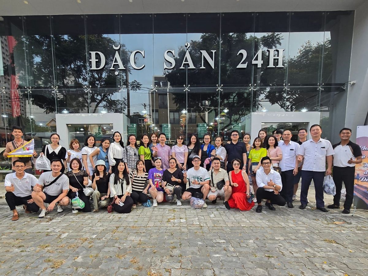 Siêu thị đặc sản miền Trung 24H được nhiều du khách ghé tới