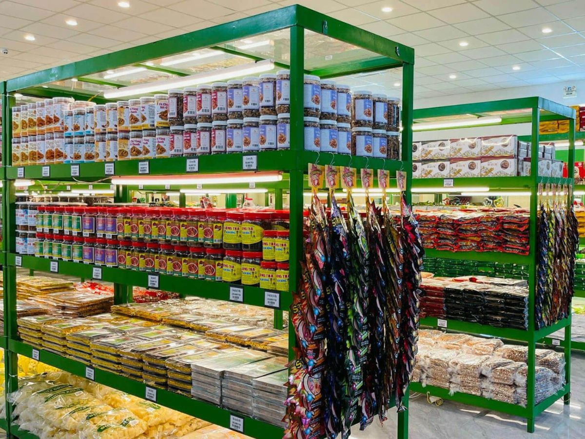 Không gian của các siêu thị đặc sản Đà Nẵng được đầu tư ngày càng hiện đại