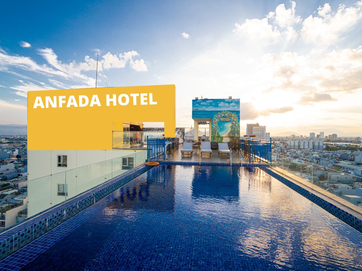 ANFADA Hotel Danang có hồ bơi ngoài trời cực thoáng đãng