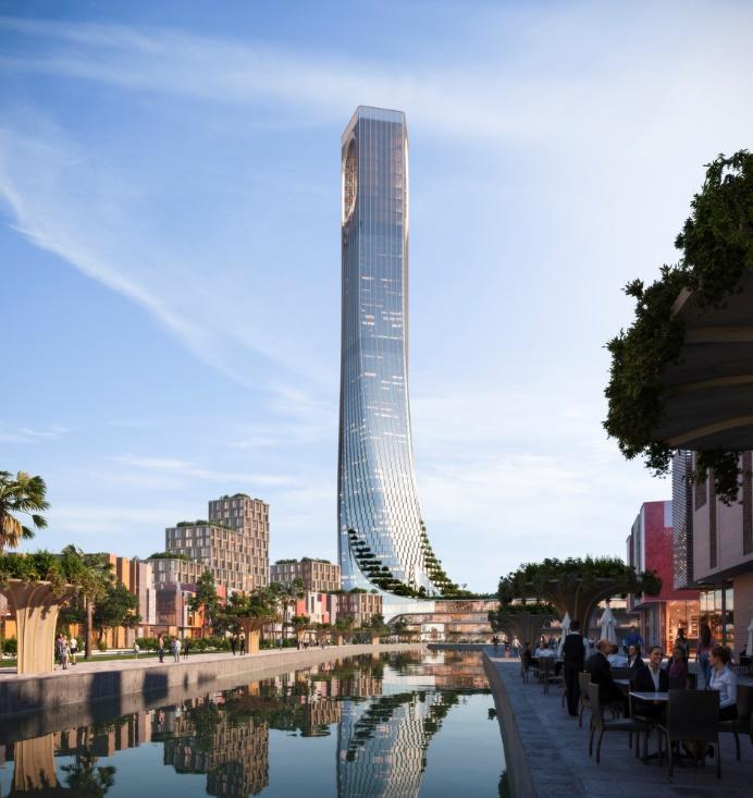 Tòa nhà 69 tầng lấy cảm hứng thiết kế từ tà áo dài Việt Nam hứa hẹn sẽ tạo nên một biểu tượng mới cho Đà Nẵng