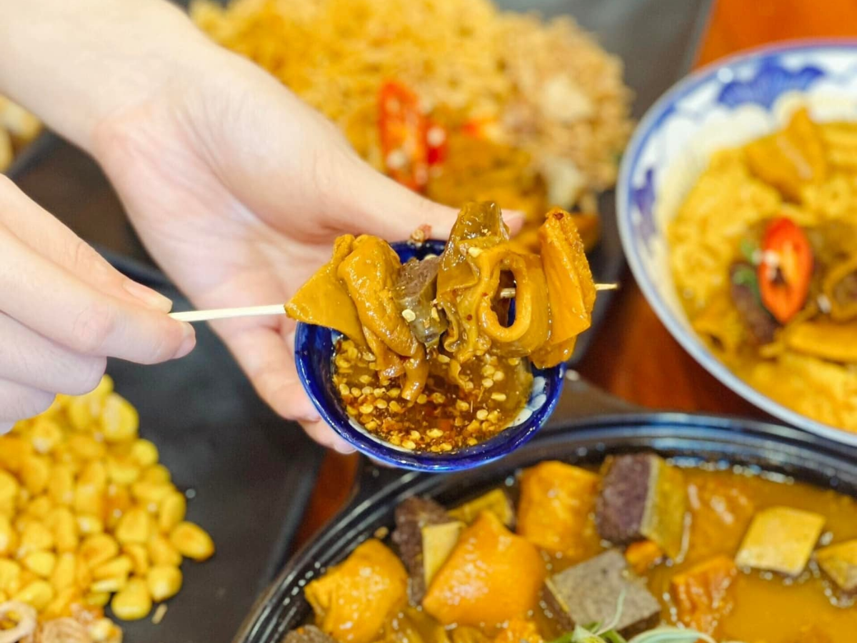 Cận cảnh miếng phá lấu thơm ngon hấp dẫn