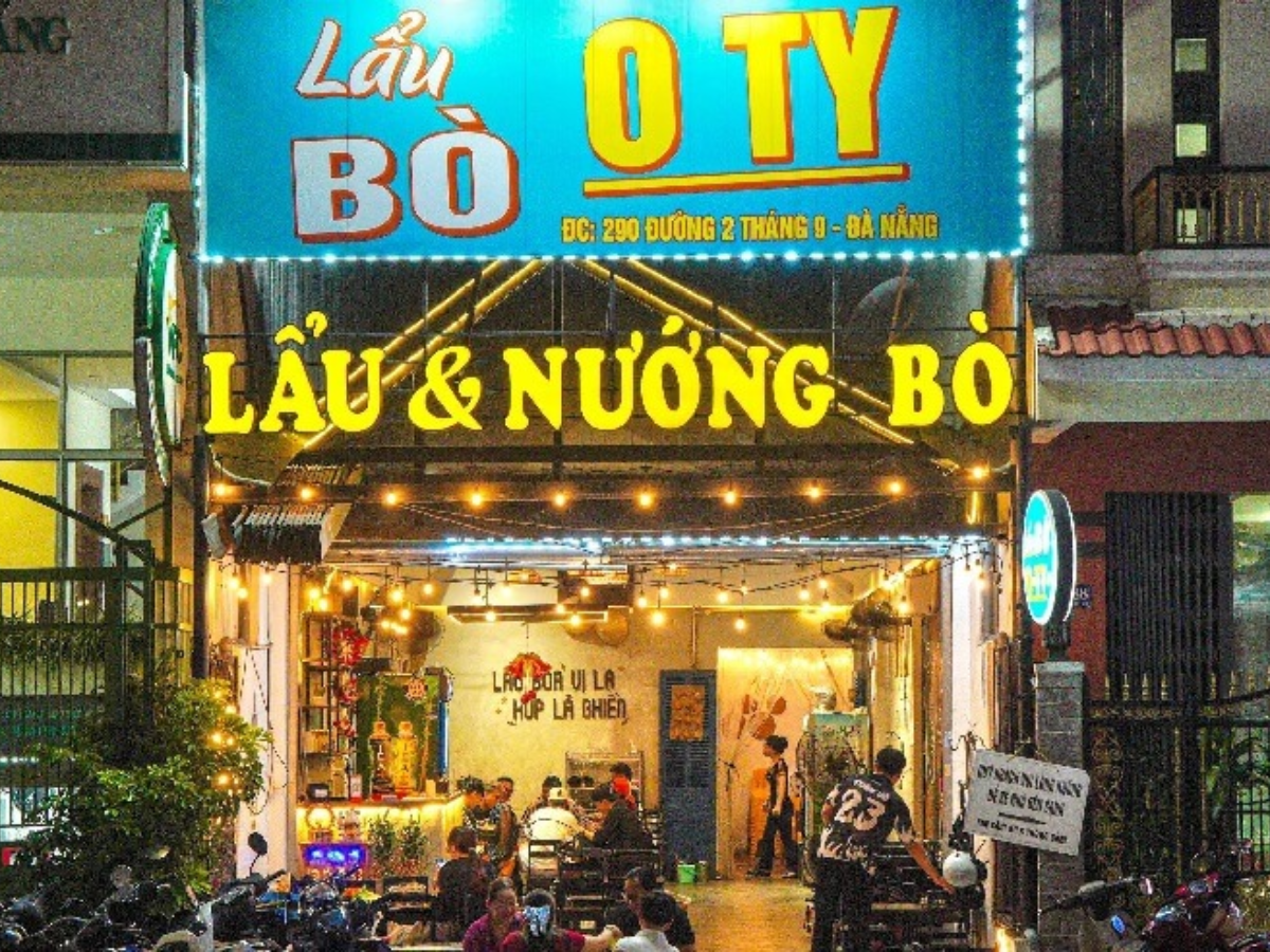 Lẩu bò O Ty nổi tiếng Đà Nẵng