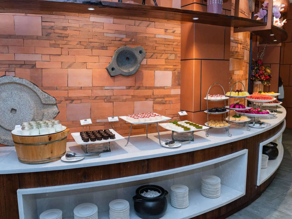 Quầy line phong phú tại Brilliant Seafood