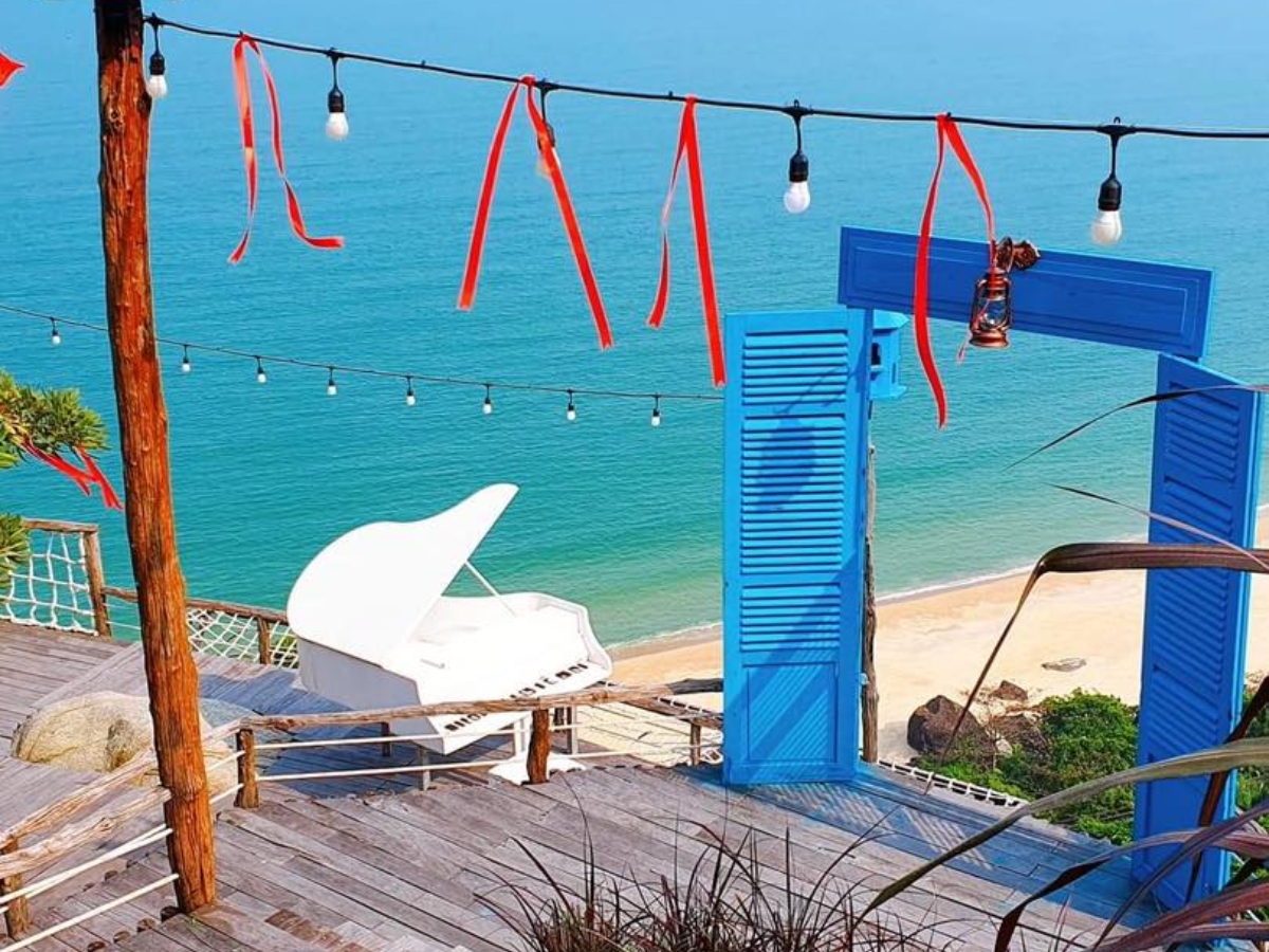 Góc check-in view biển tại Hải Vân Xanh