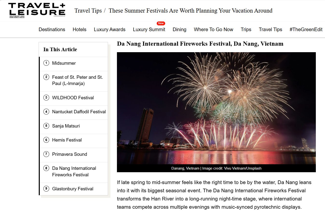 Việc được vinh danh không chỉ phản ánh quy mô tổ chức ngày càng chuyên nghiệp mà còn cho thấy sức hút riêng biệt của DIFF 