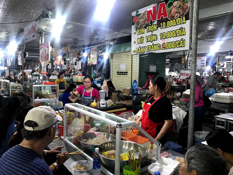 Không gian gần gũi, giản dị tại chợ Bắc Mỹ An.