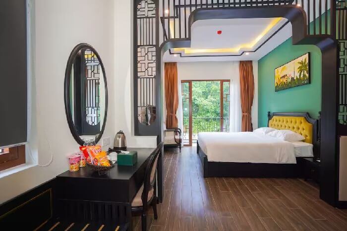 Hệ thống phòng lưu trú vô cùng hiện đại và đa dạng tại khu du lịch Cổng Trời Đông Giang.