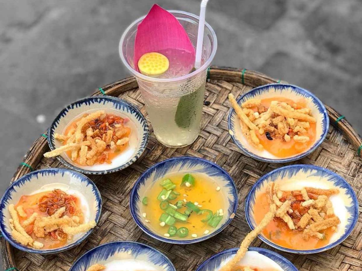 Bánh bèo Hội An với hương vị thơm ngon hấp dẫn thực khách.